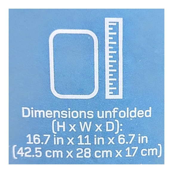 TOPMOVE® Folding Backpack w/ Built-in Carrying Case 20L Packable Ultra Light - Picture 9 of 15